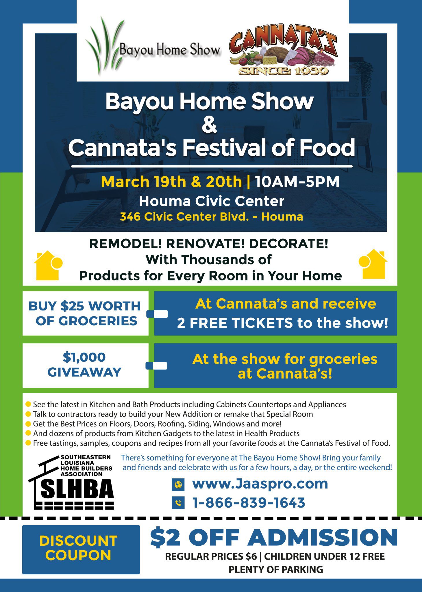 Bayou Home Show Flyer