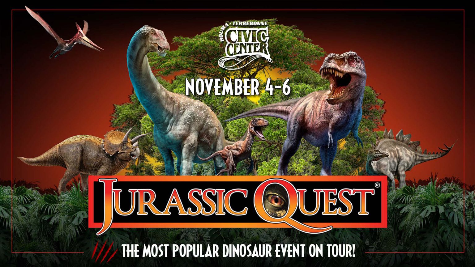 Jurassic Quest Barry P. Bonvillain Civic Center