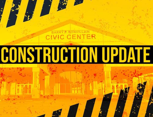 Civic Center Hurricane Ida Damage Repairs Underway