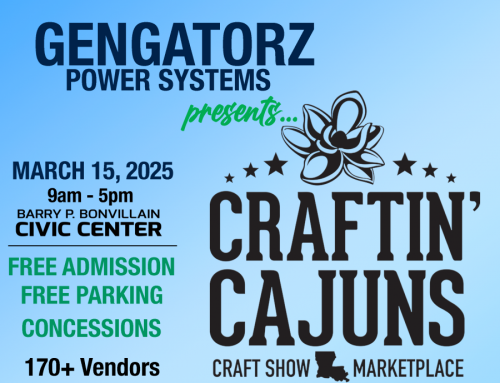 Craftin’ Cajuns Craft Show coming March 15, 2025!