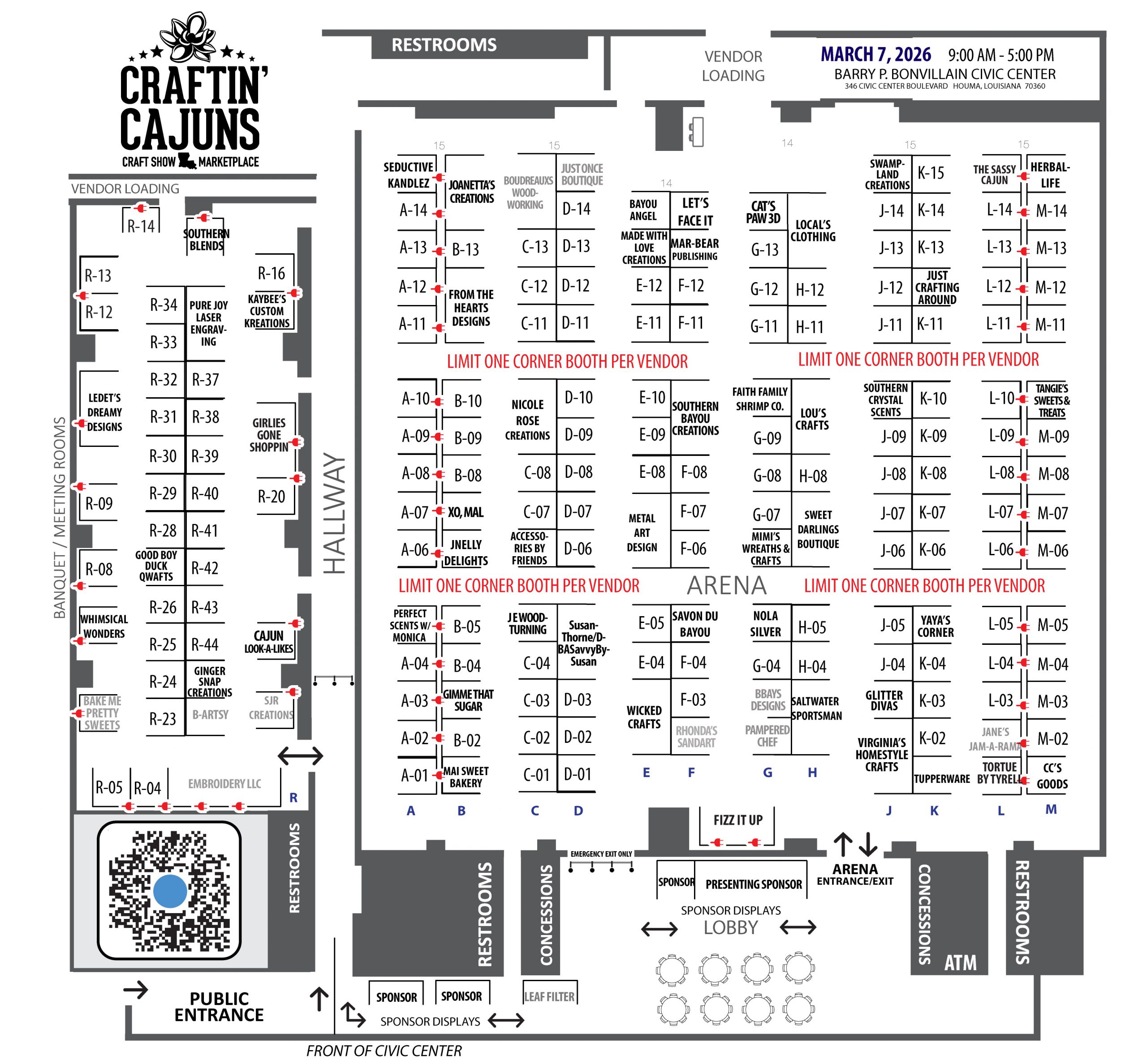 CRAFT SHOW 15 – UPDATED 12.8.2025