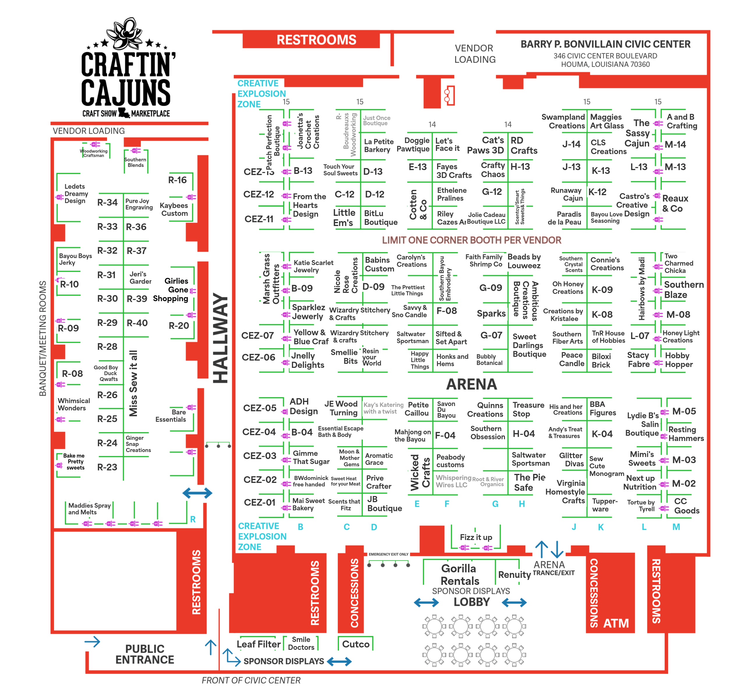 New Craftin Cajuns Map-26-09-24